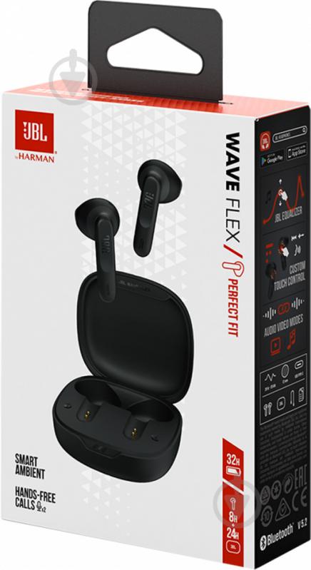 Навушники JBL Wave Flex JBLWFLEXBLK black (980488) - фото 10