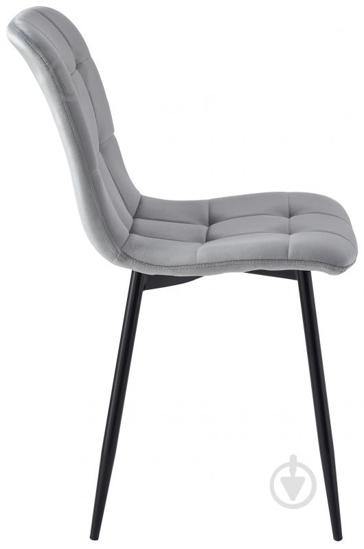 Стул Fly FS23 Light Grey-39 светло-серый / черный - фото 3