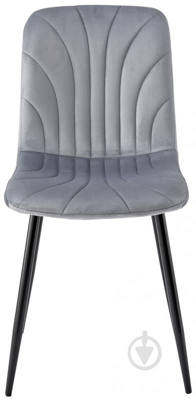 Стул Fly FS22 Light Grey-39 светло-серый / черный - фото 2