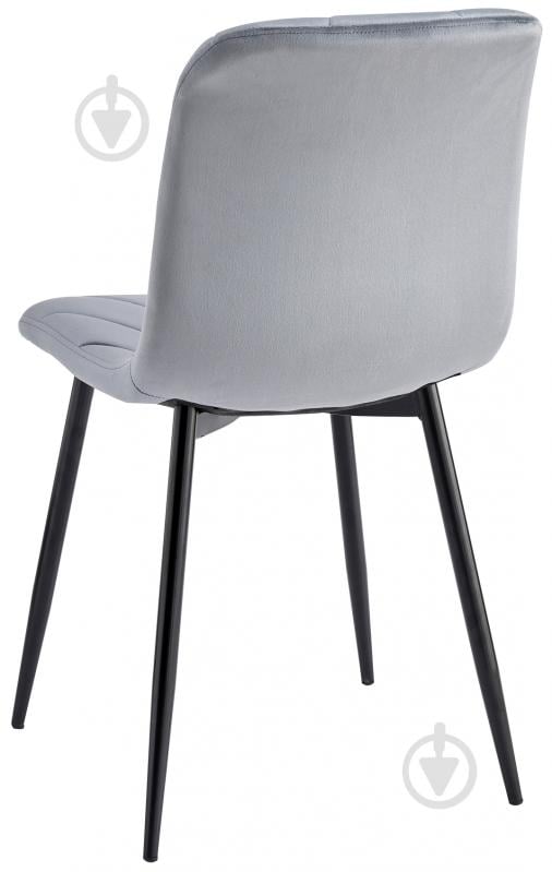 Стул Fly FS22 Light Grey-39 светло-серый / черный - фото 5