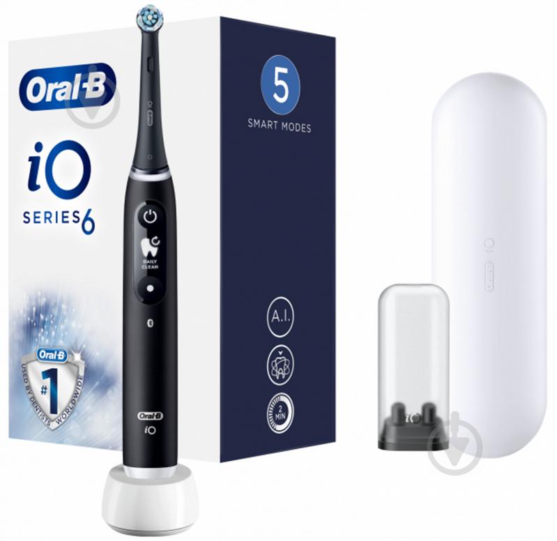 Електрична зубна щітка Braun Oral-B iO Series 6 iOM6.1B6.3DK типу 3753 - фото 3