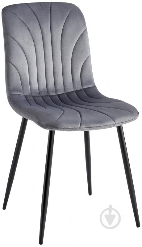 Стул Fly FS22 Grey-40 серый / черный - фото 1 Стул Fly FS22 Grey-40 серый / черный - фото 1