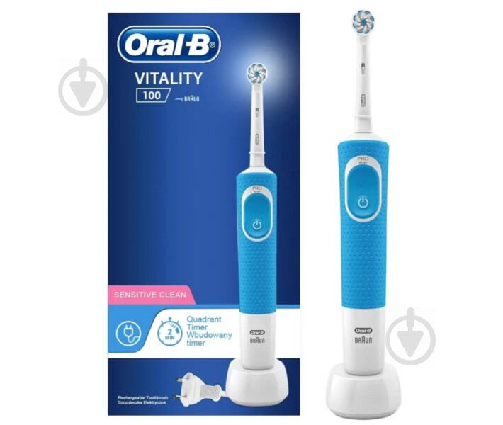 Електрична зубна щітка Braun Oral-B Vitality D100.413.1 PRO Sens Clean - фото 4