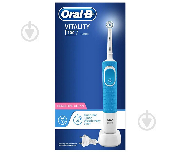 Електрична зубна щітка Braun Oral-B Vitality D100.413.1 PRO Sens Clean - фото 3