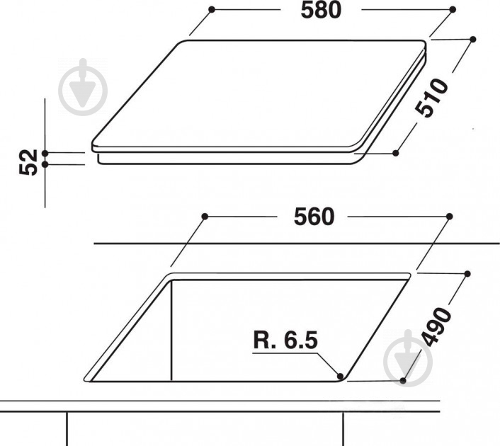 Варочная поверхность индукционная Hotpoint KIU 642FB - фото 2