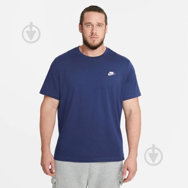 Футболка Nike M NSW CLUB TEE AR4997-410 р.M синій - фото 5