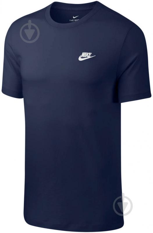 Футболка Nike M NSW CLUB TEE AR4997-410 р.M синій - фото 9