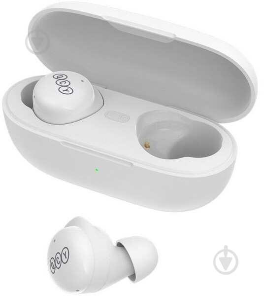 Наушники QCY T17 white (1006573) - фото 1