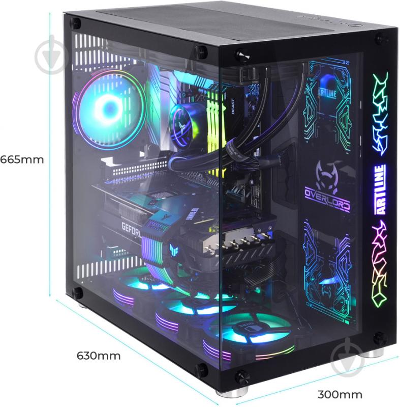 Комп'ютер Artline Gaming X99 (X99v57) black - фото 11