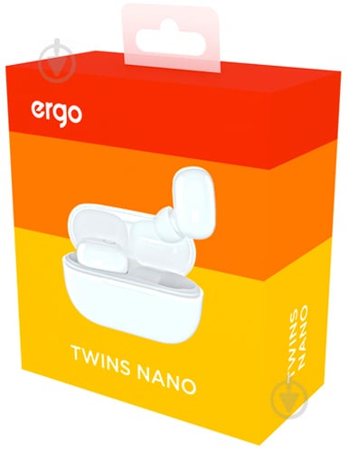 Наушники Ergo Twins Nano white (BS-510W) - фото 8