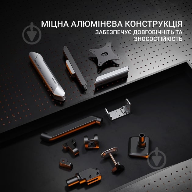 Кріплення для монітора Anda Seat Stealth PRO II (AD-W-A9-1S-BT) поворотно-похилі 17"-42" титан - фото 13 Кріплення для монітора Anda Seat Stealth PRO II (AD-W-A9-1S-BT) поворотно-похилі 17"-42" титан - фото 13