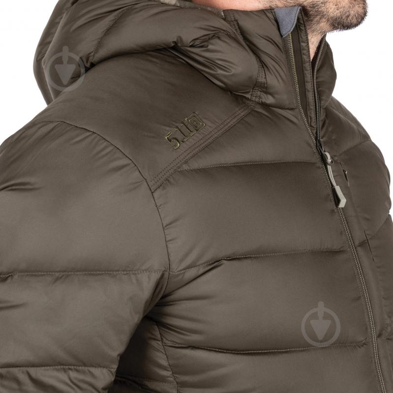 Куртка мужская зимняя 5.11 Tactical тактическая зимняя "Acadia Down Jacket" 48364-186 р.XXXL Ranger green - фото 4