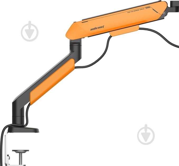 Кріплення для монітора Anda Seat Stealth PRO II (AD-W-A9-1S-BO) поворотно-похилі 17"-42" чорний із помаранчевим - фото 6