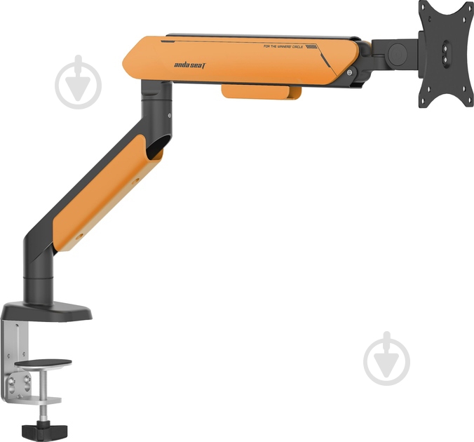 Кріплення для монітора Anda Seat Stealth PRO II (AD-W-A9-1S-BO) поворотно-похилі 17"-42" чорний із помаранчевим - фото 8