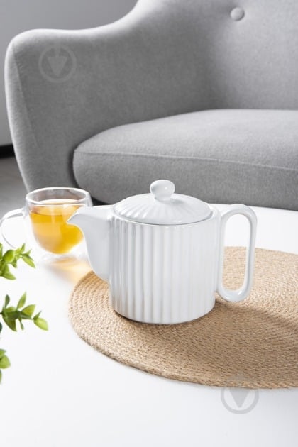 Чайник заварочный Limited Edition 750 мл білий (B050026) - фото 4 Чайник заварочный Limited Edition 750 мл білий (B050026) - фото 4