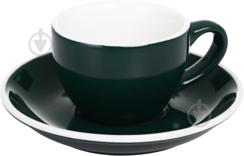 Блюдце Origami Horeca Barista 12 см зеленое - фото 5