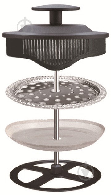 Френч-прес Bravo Chef L"Appetit 0.35 л чорний (BC-7302-350) - фото 4 Френч-прес Bravo Chef L"Appetit 0.35 л чорний (BC-7302-350) - фото 4