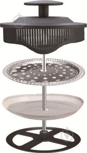 Френч-пресс Bravo Chef L'Appetit 0.8 л черный (BC-7302-800) - фото 4 Френч-пресс Bravo Chef L'Appetit 0.8 л черный (BC-7302-800) - фото 4