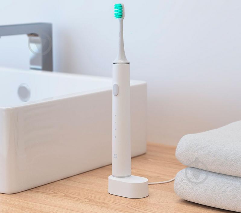 Электрическая зубная щетка Xiaomi MiJia Sound Electric Toothbrush White (DDYS01SKS) - фото 11