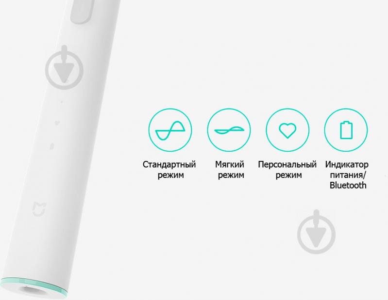 Электрическая зубная щетка Xiaomi MiJia Sound Electric Toothbrush White (DDYS01SKS) - фото 6