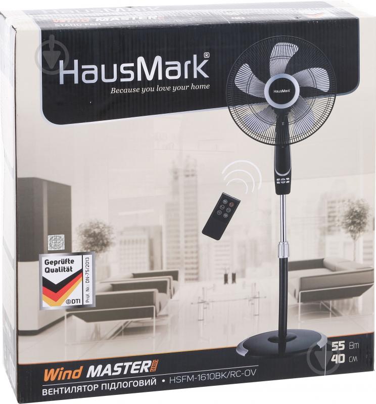 Вентилятор HausMark HSFM-1610BK - фото 7