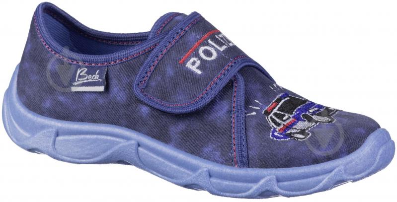 Тапочки для мальчиков Beck Polizei р.29 темно-синий 211750629AB5 - фото 2