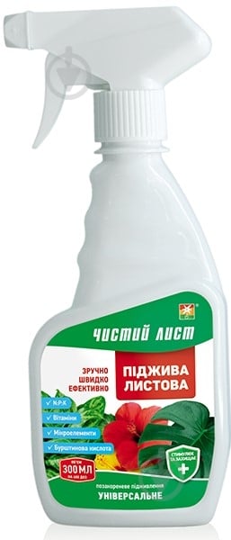 Удобрение Чистий Лист поджива листовая универсальная 300 мл - фото 1