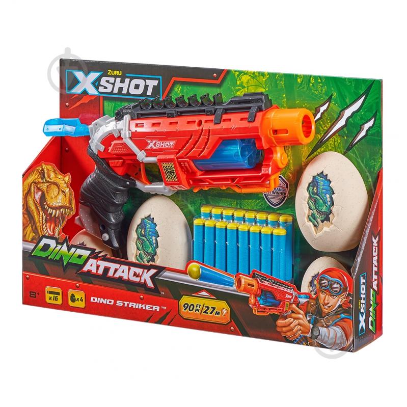 Скорострельный бластер Zuru X-Shot DINO ATTACK Hunter 4860 - фото 1