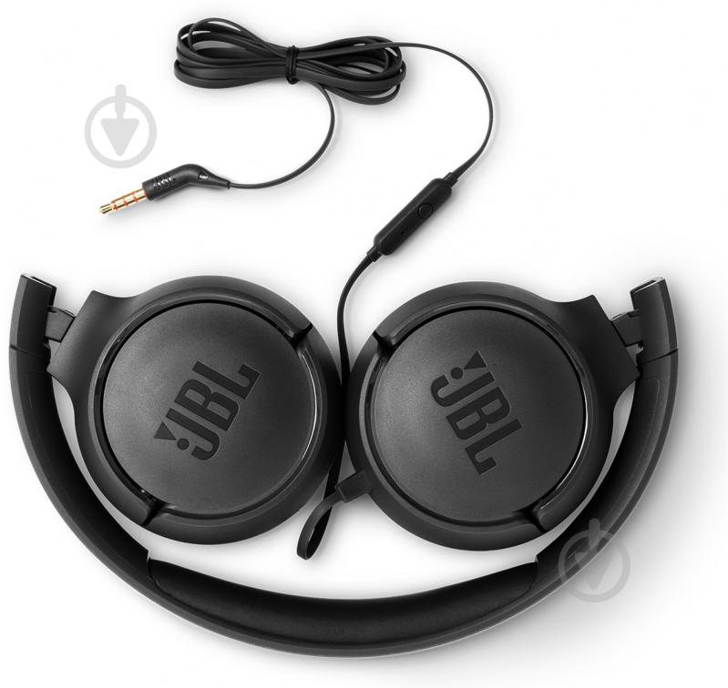 Наушники JBL Tune 500 (JBLT500BLK) black (406035) - фото 3