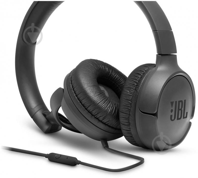 Навушники JBL Tune 500 (JBLT500BLK) black (406035) - фото 4