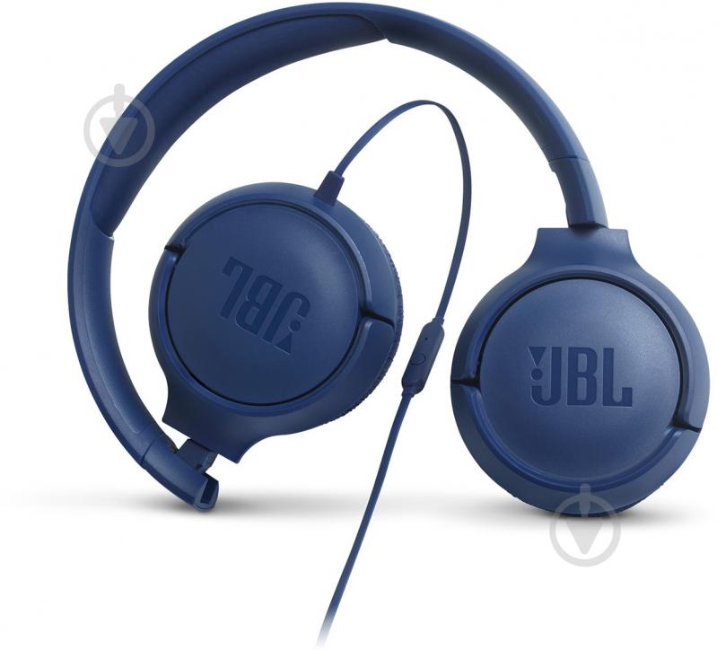 Наушники JBL Tune 500 (JBLT500BLU) blue (406038) - фото 3