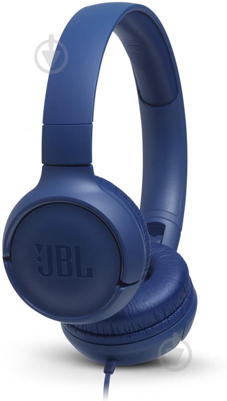 Наушники JBL Tune 500 (JBLT500BLU) blue (406038) - фото 5