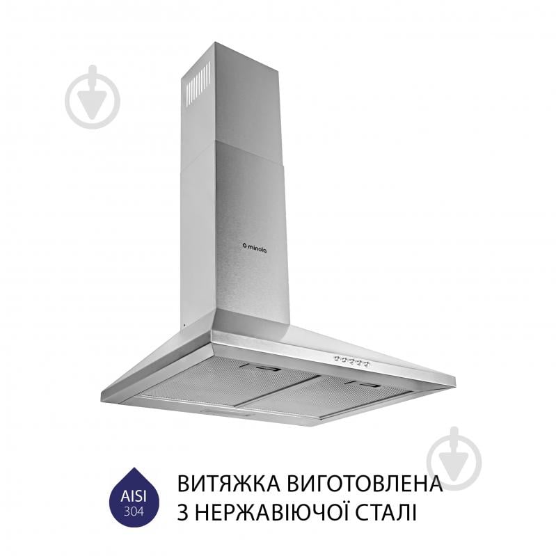 Витяжка Minola HK 5614 I 1000 LED купольна - фото 2