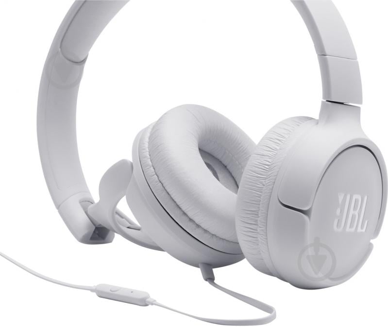 Навушники JBL Tune 500 (JBLT500WHT) white (406036) - фото 6