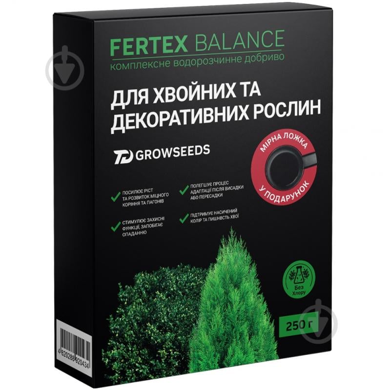 Добриво PLANTIN Fertex Balance для хвойних та декоративних рослин 250 гр - фото 1