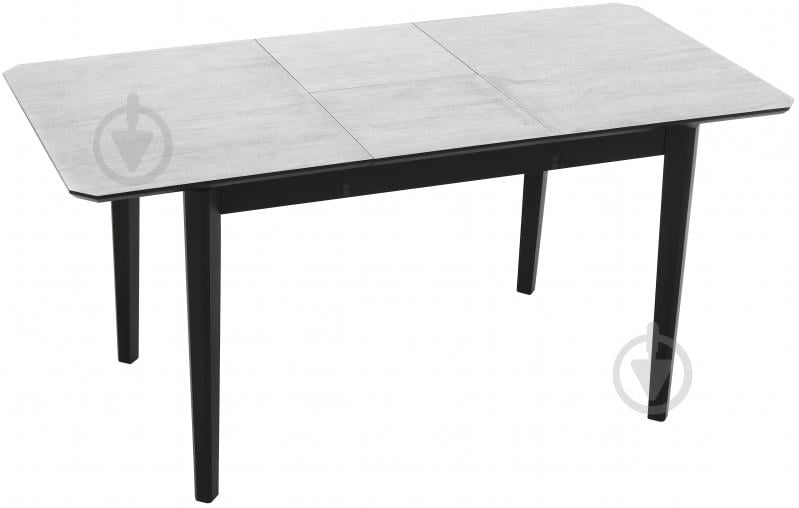 Стіл Відень 1200(1600)x760x800мм сірий матовий/дерево венге - фото 1 Стіл Відень 1200(1600)x760x800мм сірий матовий/дерево венге - фото 1