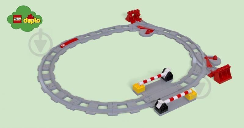 Конструктор LEGO DUPLO Залізничні колії 10882 - фото 10
