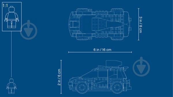 Конструктор LEGO Creator Гоночний автомобіль «Ракета» 31074 - фото 5