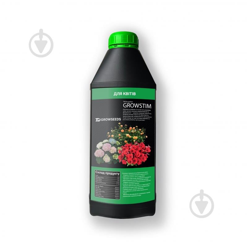 Добриво PLANTIN Growstim Rougevert для квітів 1 л - фото 1 Добриво PLANTIN Growstim Rougevert для квітів 1 л - фото 1