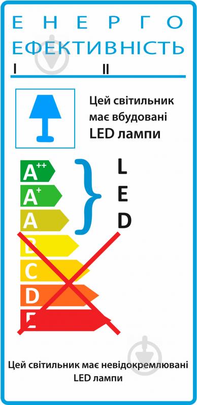 Світильник стельовий Декора НББ 32030 LED 8 Вт черешня - фото 2