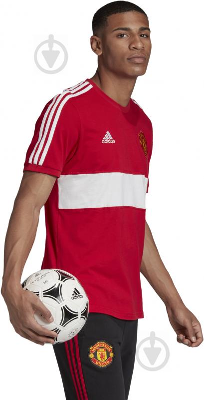 Футболка Adidas MUFC 3S TEE FR6640 р.S красный - фото 6