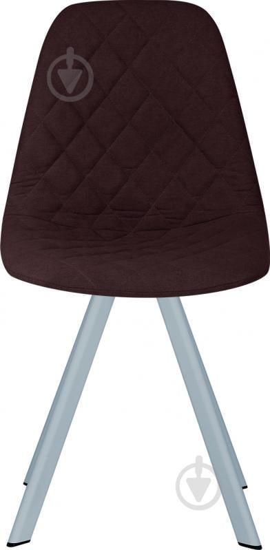 Стул обеденный Nowy Styl LIYA 4L ALU (BOX-1) RMB SORO-28 темно-коричневый / алюминий - фото 3