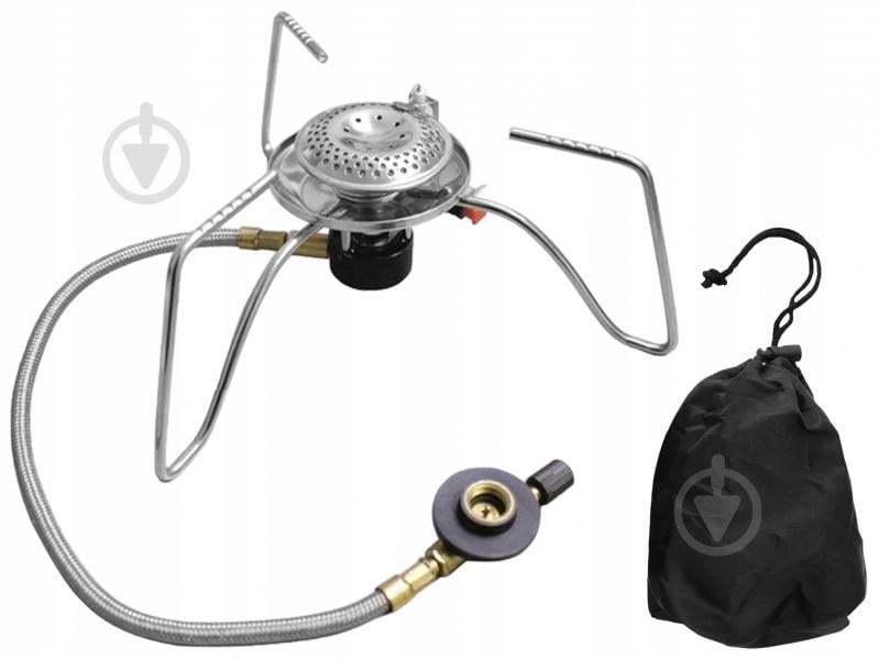 Пальник газовий Sturm Mil-Tec "GAS COOKER WITH HOSE" (до 3500 Вт) - фото 1