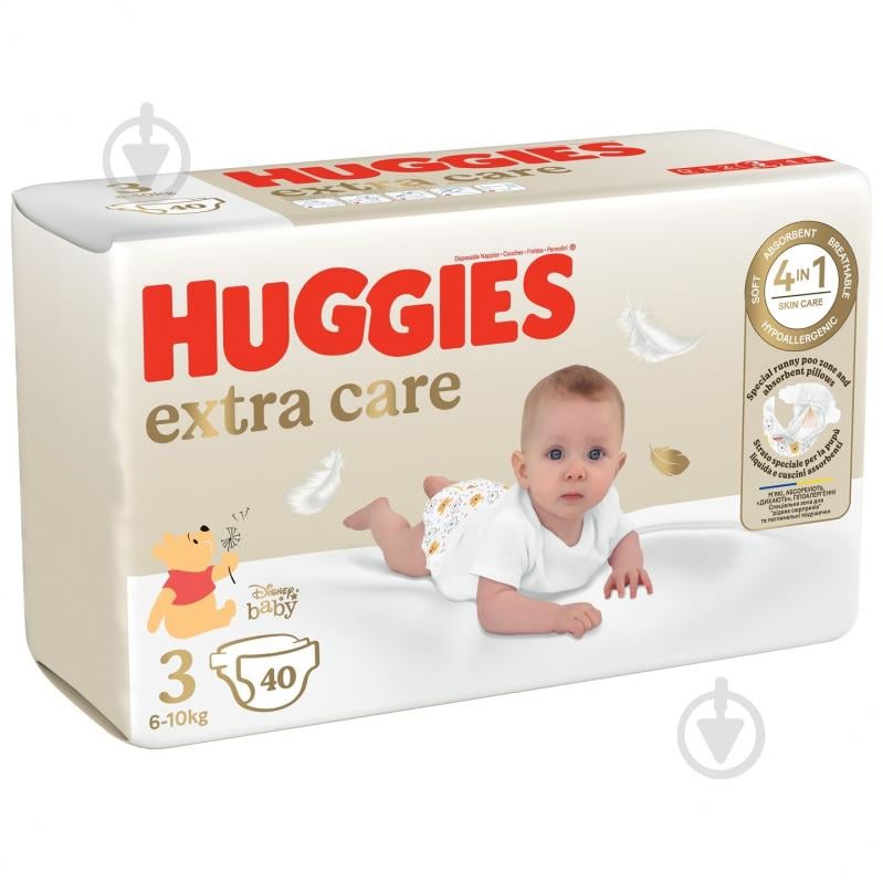 Підгузки Huggies Extra Care 3 6-10 кг 40 шт. - фото 2