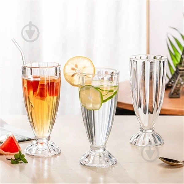 Креманка Ecomo MILKSHAKE QUAD 340 мл (BQL017) - фото 5 Креманка Ecomo MILKSHAKE QUAD 340 мл (BQL017) - фото 5