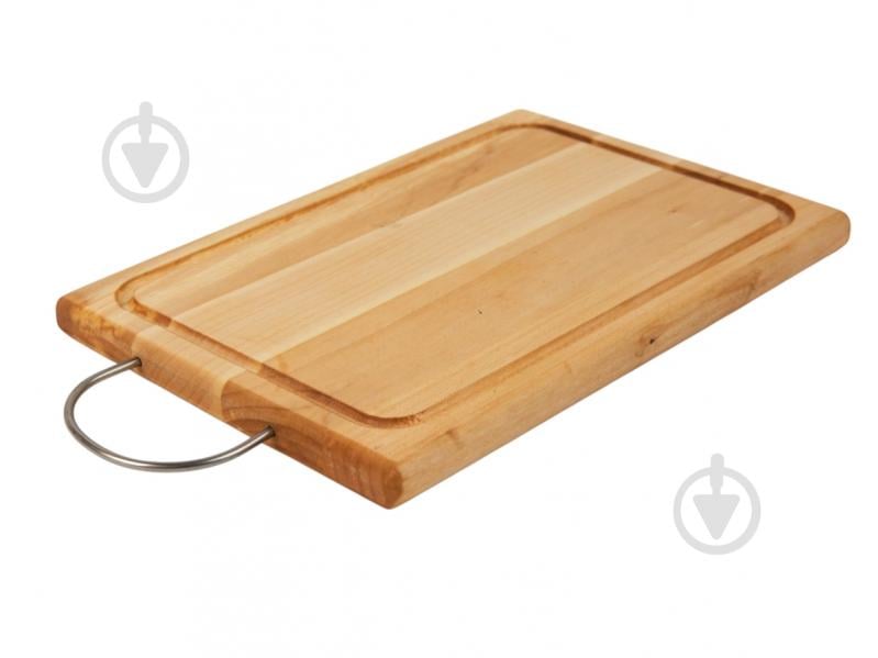 Доска кухонная с ручкой Жива 20х25х2 см ясень - фото 2