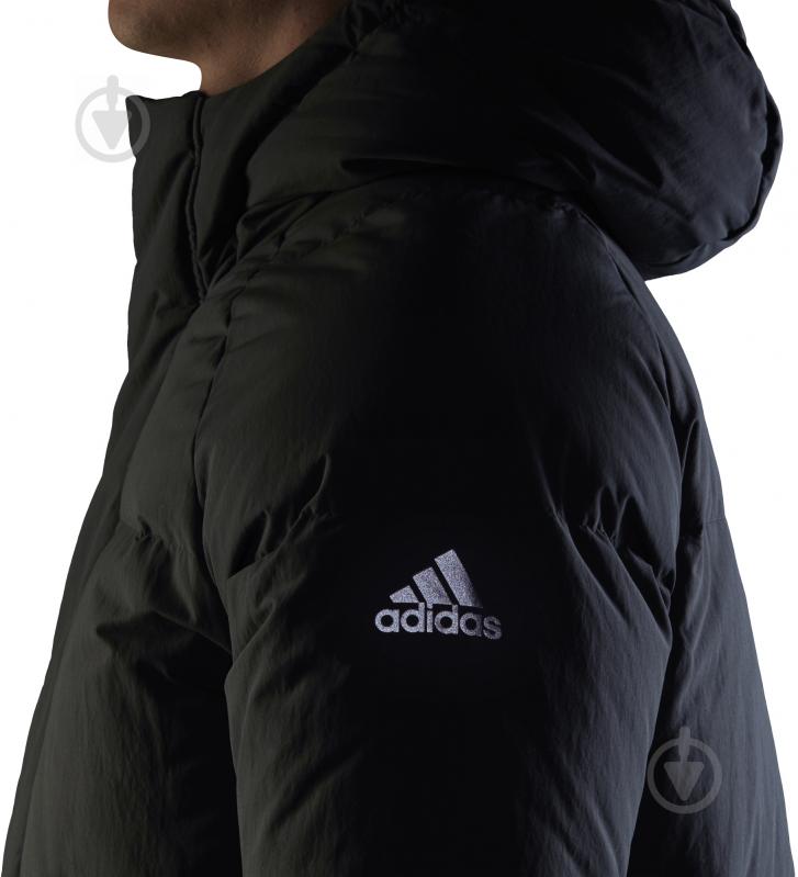 Пуховик чоловічий Adidas PUFFER DOWN COA FT2487 р.S чорний - фото 7