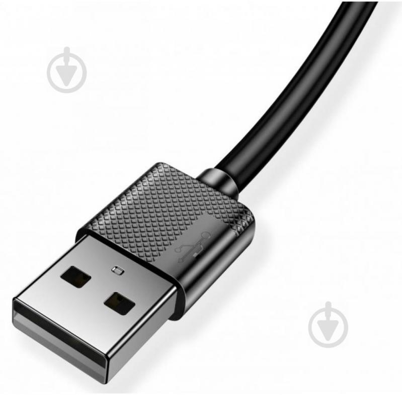 Кабель T-PHOX USB 2.0 AM TO LIGHTNING 1,2 м черный (T-L801 black PB) - фото 4