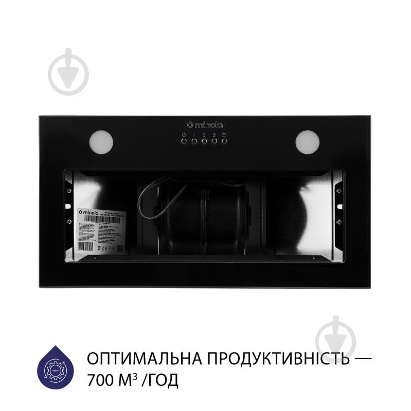 Витяжка Minola HBI 5262 BL GLASS 700 LED повновбудовувана - фото 3