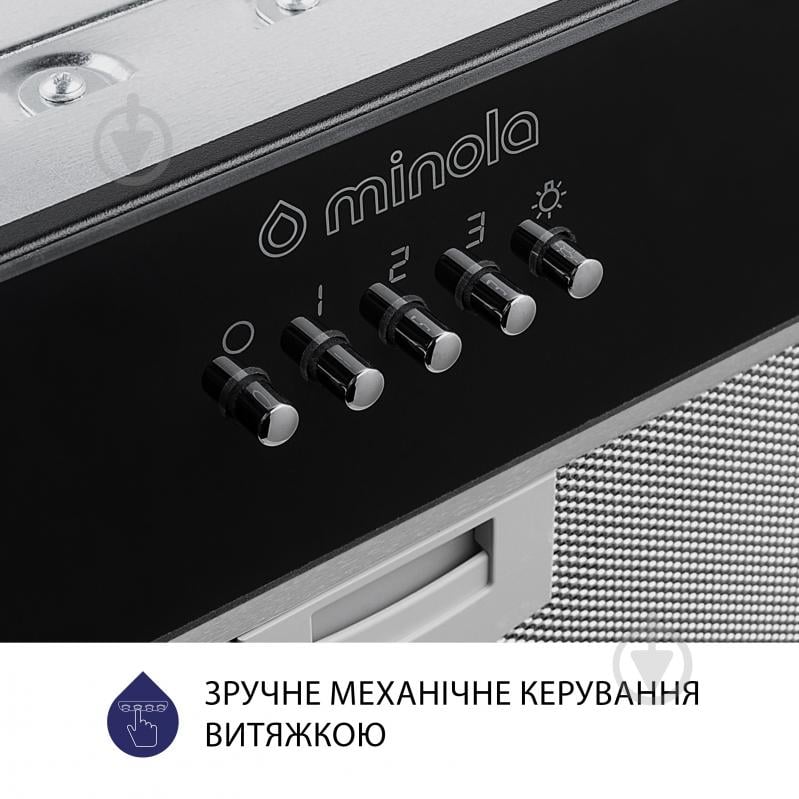 Витяжка Minola HBI 5262 BL GLASS 700 LED повновбудовувана - фото 7